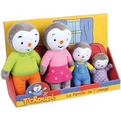 Family Box 4 Plush - T choupi - Jemini - +/- 19 cm