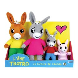 Trotro und Familie Plüschbox +/- 15 cm  JEMINI  Trotro, seine Mutter