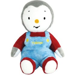 Borsa dell acqua calda in peluche T choupi +/- 21 cm con micro perle d