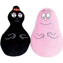 Set mit 2 Plüschkissen  BARBAPAPA  JEMINI  Barbapapa und Barbamama 