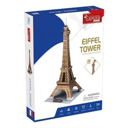 3D Puzzle - All Eiffel - Construction Game - EXPLORA - 39 pieces - Fro