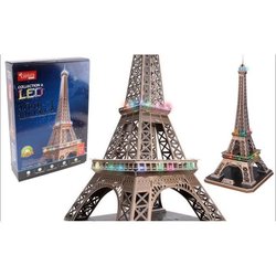 Rompecabezas 3D iluminado - Torre Eiffel - Juego de construcción - EXP
