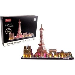 3D-Leuchtpuzzle  Monumente von Paris  Konstruktionsspiel  EXPLORA 