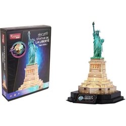 3D Light-Up Puzzle - Statue of Liberty - Building Set - EXPLORA - 79 P