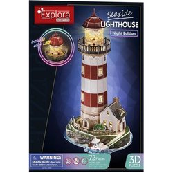 Puzzle 3D del faro - Gioco di costruzione - EXPLORA - 72 pezzi - Da 8 