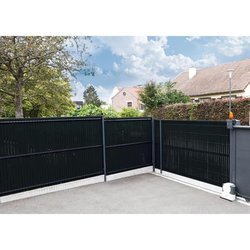 Sichtschutz-Lamellen-Set - NATUR - Für starre Zaunelemente - 4/5 Sicht
