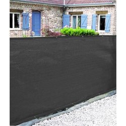 Frangivista - NATURE - 1 x 3 m - Oscurante 5/5 - HDPE 350 g/m² - Antra