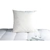 DODO Cuscino in piuma d oca MORZINE Anti-Acarions 65x65cm bianco