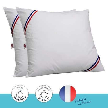Set di 2 cuscini tentazione - 60 x 60 cm - 100% silicone fibra cava im