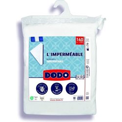 Waterdichte matrasbeschermer - 140x190 cm - katoen/polyester - anti -b