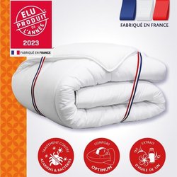 Piumino 200x200 cm DODO CHAMPS DE LIN - Caldo - 450G/m² - Piumino per 