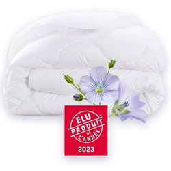 Duvet 200x200 cm DODO CHAMPS DE LIN - Warm - 450G/m² - Duvet for 1-2 p