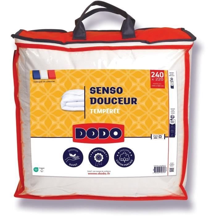 DODO - Temperate dekbed 350 g/m² - SENSO DOUCEUR - 220 x 240 cm - Wit