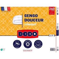 DODO - Temperate dekbed 350 g/m² - SENSO DOUCEUR - 220 x 240 cm - Wit