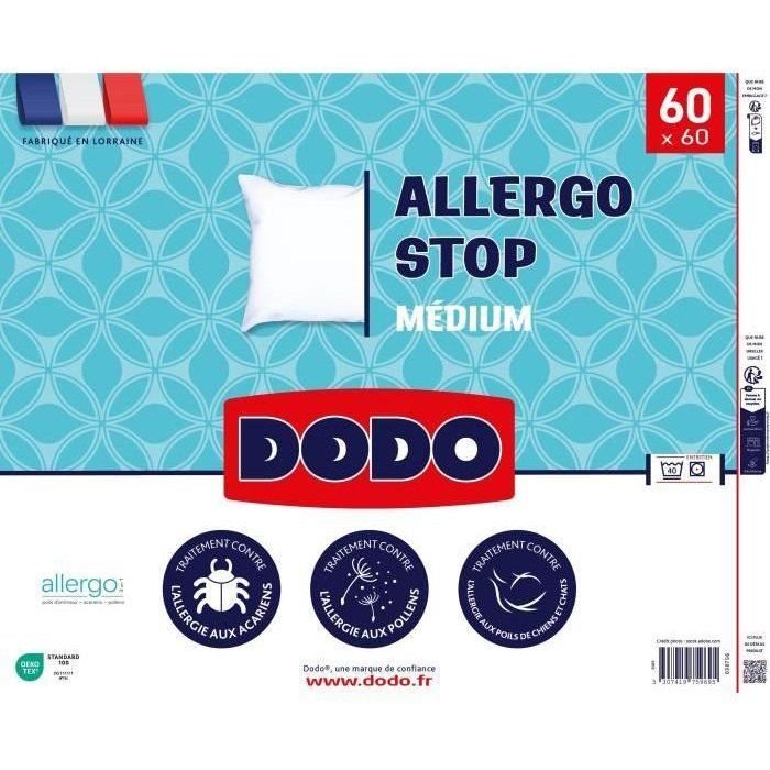 DODO - Kissen - ALLERGO STOP - 60 x 60 cm