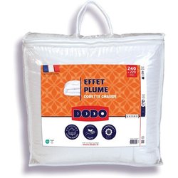DODO - Couette chaude - Effet Plume - 220 x 240 cm - 400 g/m² - 2 pers