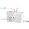 Afvalwateropvoerpomp met 4 inlaten SFA Saniaccess 3