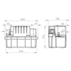 Condensaatopvoerpomp - SFA - Sanicondens Eco V02 - Ketel / Airconditio