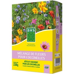 Mélange de fleurs pour coccinelles - BHS - 230 g - 15 variétés annuell