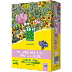Mélange de fleurs pour abeilles - BHS - 230 g - 26 variétés de fleurs 