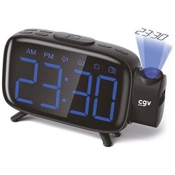 Radio despertador con proyección de la hora - CGV - CR-P10 - Doble ala