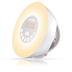 CGV CR ARUNA Radio reloj con simulador de amanecer - 6 colores ambient