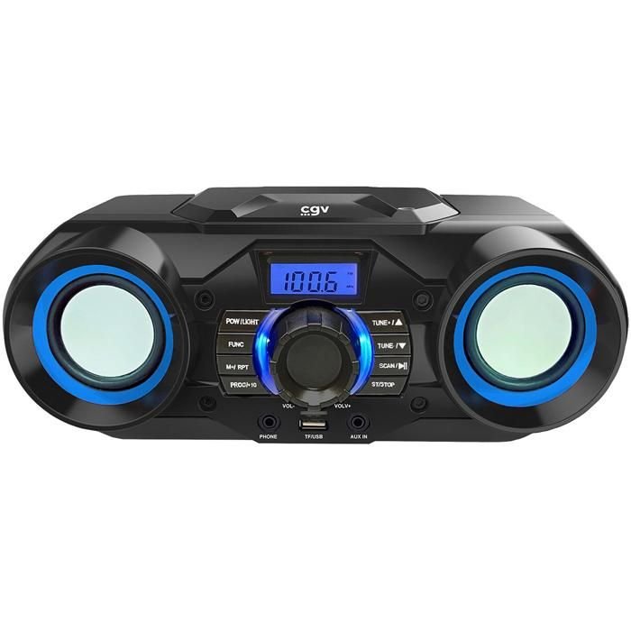 Tragbares CD-Radio  CGV  CD SG-1  CD, CD-R-RW, MP3, SD  USB  Blue