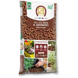Billes D Argile - OR BRUN - Favorise Le Drainage - Aere le Sol - Conse