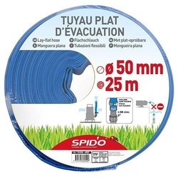 Flacher Evakuierungsschlauch - SPIDO - 25 m - Ø 50 mm - 4 bar