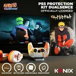 Funda protectora KONIX para mando DualSense de PS5, silicona, agarre p