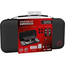 Pack d accessoires gaming - KONIX - Nintendo Switch 2 - Housse - 4 app