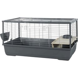 ZOLUX Cage grillagée lapin et rongeur 1 étage 101.5 x 54 x 51 cm - Néo