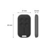 Remote control for gate motorization - AVIDSEN - Black