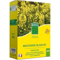 Engrais Verts - BHS - Moutarde Blanche 500g | 100 m² | Améliore et dés