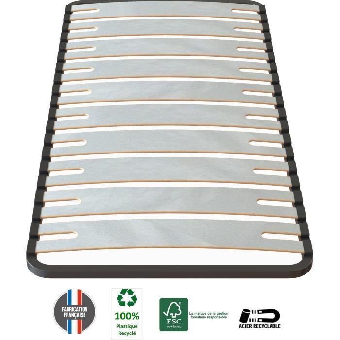 SEDAC OPTISIZE Bettgestell 90 x 190 - Extra breiter Lattenrahmen 141 m