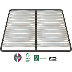 SEDAC Sommier OPTISIZE 160 x 200 -  Cadre a lattes extra large 141mm d