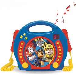 PAT  PATROUILLE - Lecteur CD karaoké enfant avec 2 microphones - LEXIB