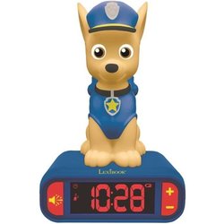 LEXIBOOK - Sveglia per bambini con luce notturna La Pat  Patrouille