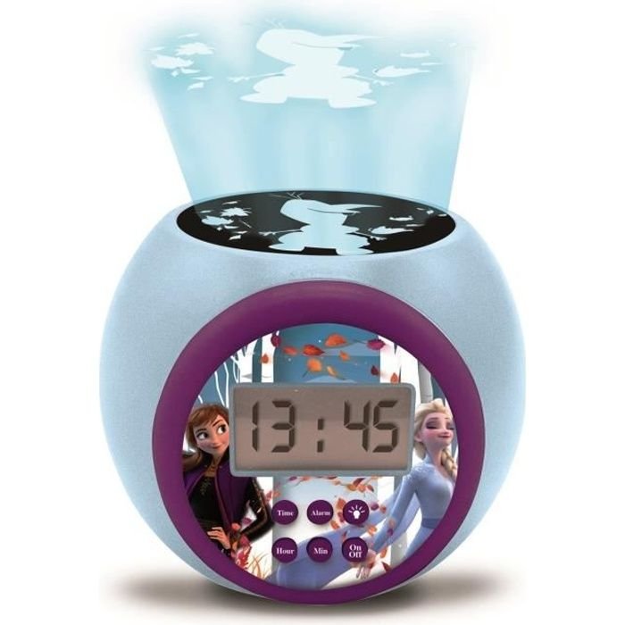 THE SNOW QUEEN Projector alarm clock timer function LEXIBOOK