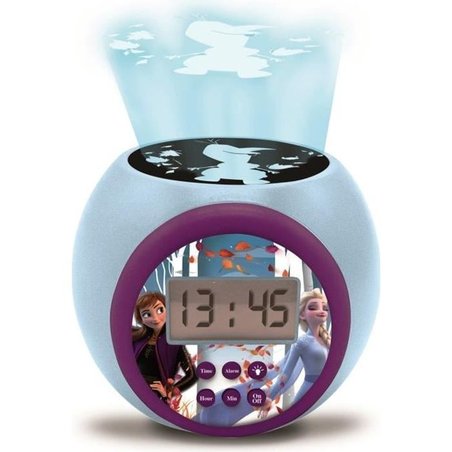 THE SNOW QUEEN Projector alarm clock timer function LEXIBOOK