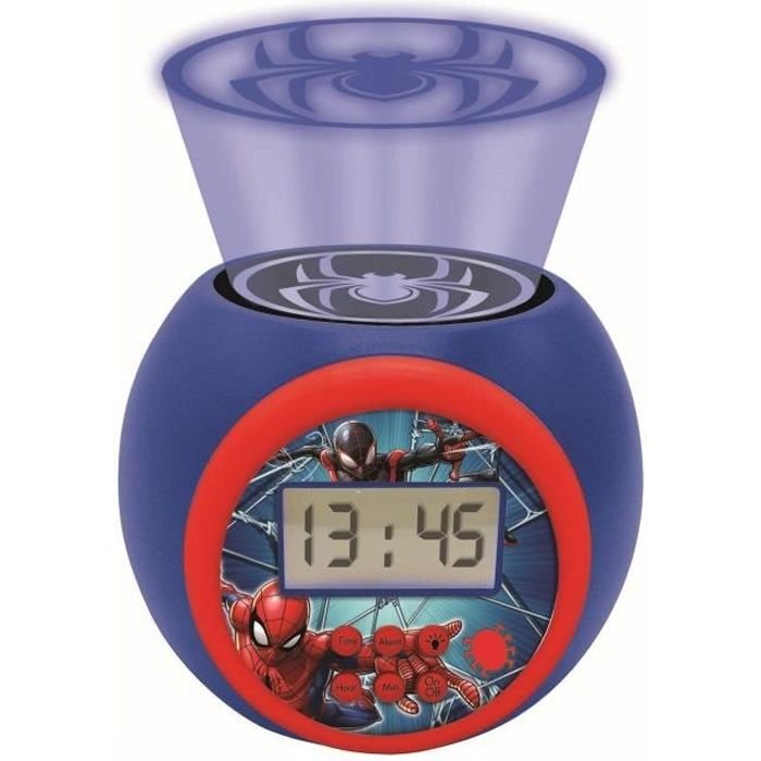 SPIDER-MAN Alarm clock projector timer function LEXIBOOK