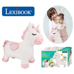 LEXIBOOK Peluche gonfiabile da salto con unicorno