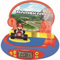 MARIO KART Projector Alarm Clock with Nintendo Video Game Sounds