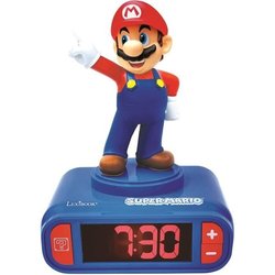 SUPER MARIO Luz Nocturna Despertador Habitación Infantil con Efectos d