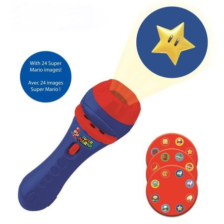 SUPER MARIO Story projector en zaklamp - LEXIBOOK