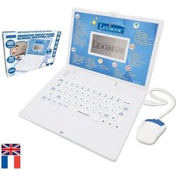 Bilingual educational computer with 124 activities (French / English)