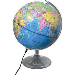 LEXIBOOK - Globo terráqueo luminoso día y noche - Globo terráqueo dura