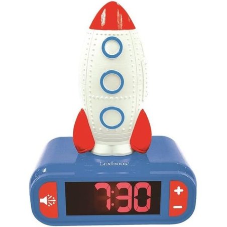 Rocket Night Light Sveglia con effetti sonori