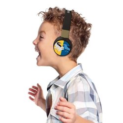 HARRY POTTER - Auriculares Bluetooth 2 en 1 - Cómodos y plegables con 