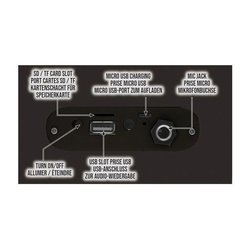 HARRY POTTER - Altoparlante bluetooth portatile - luci e microfono